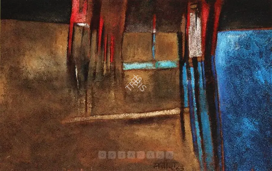 Satish Gujral (Artist), Resurruction (Sic), 1963, Painting