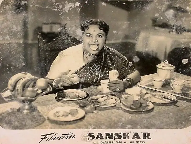 Chaturbhuj A. Doshi (Director), Sanskar, 1958, Lobby Card
