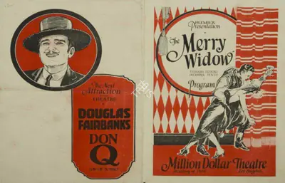 Erich von Stroheim (Director), The Merry Widow, 1925, Handbill
