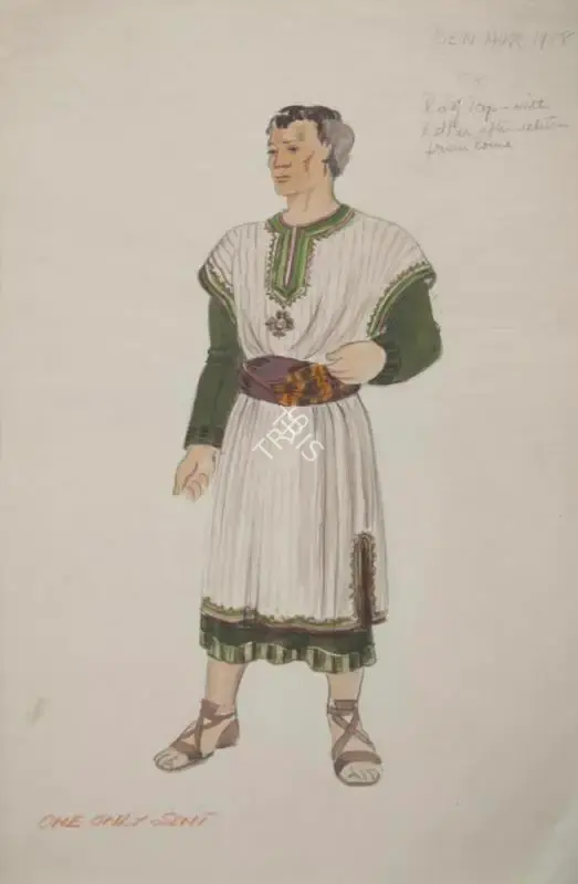 William Wyler (Director), Ben-Hur, 1959, Costume Sketch