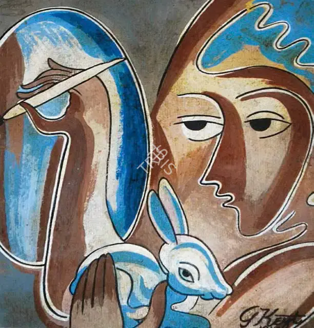 George Keyt (Artist), Untitled, 1942, Painting