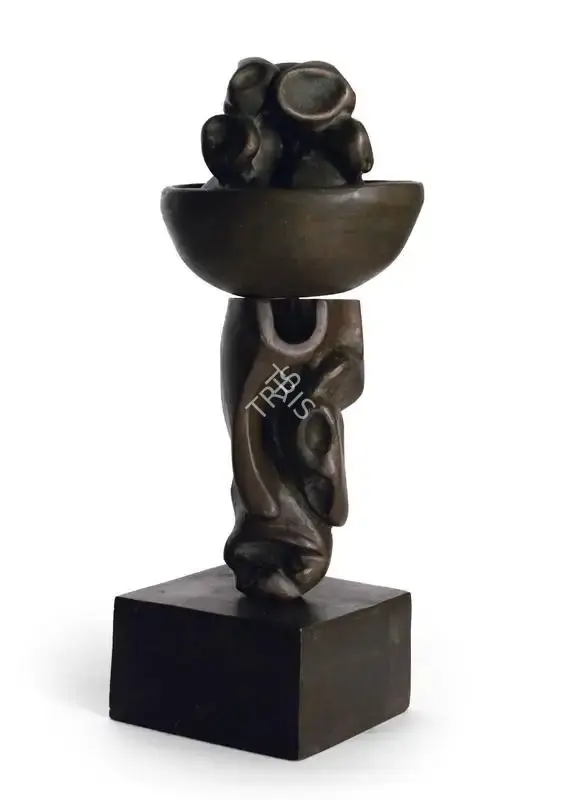 Amar Sehgal (Artist), Maquette for the Crushing Burden, 1983, Sculpture