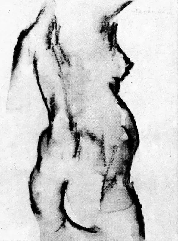 Akbar Padamsee (Artist), Nude, 1984, Drawing