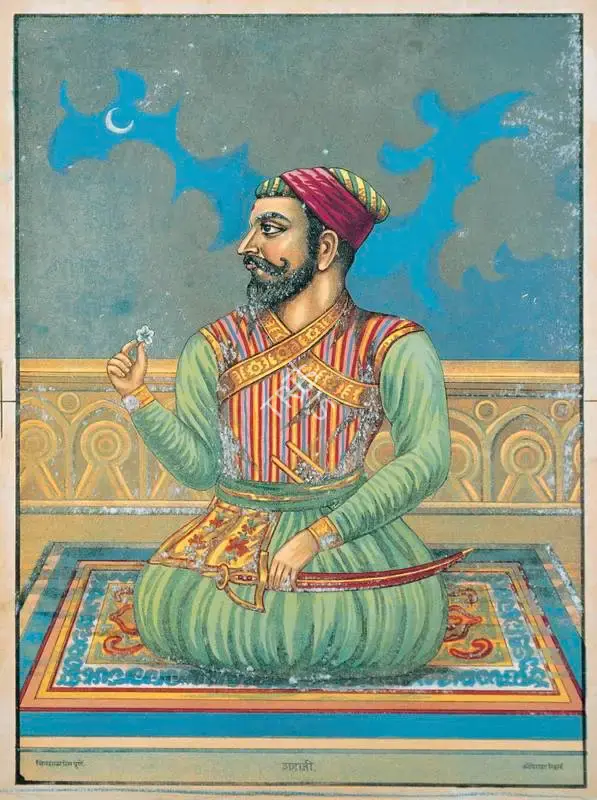 Shahaji, Lithograph