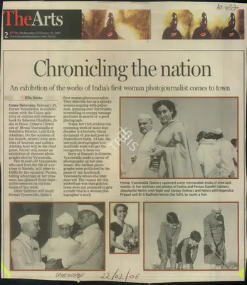 Ella Datta (Reporter), Chronicling the Nation, 2006, Newspaper Clipping