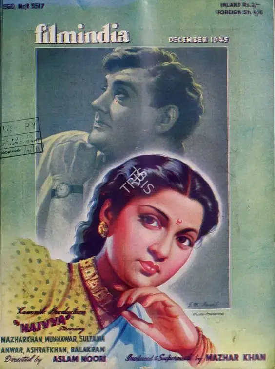 Baburao Patel (Editor), Filmindia, 1945, Magazine