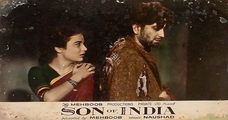 Mehboob (Producer), Son Of India, 1962, Lobby Card