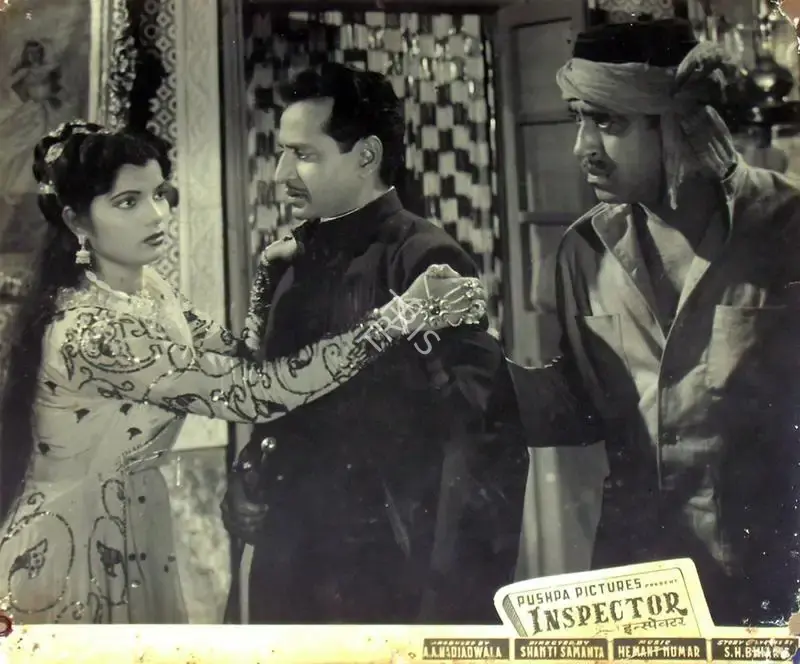 A.A. Nadiadwala (Producer), Inspector, 1956, Lobby Card