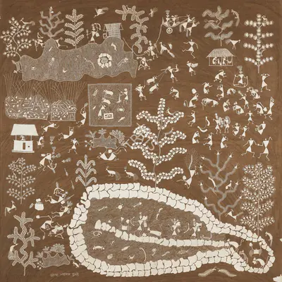 Balu Ladkya Dumada (Artist), Untitled, Painting