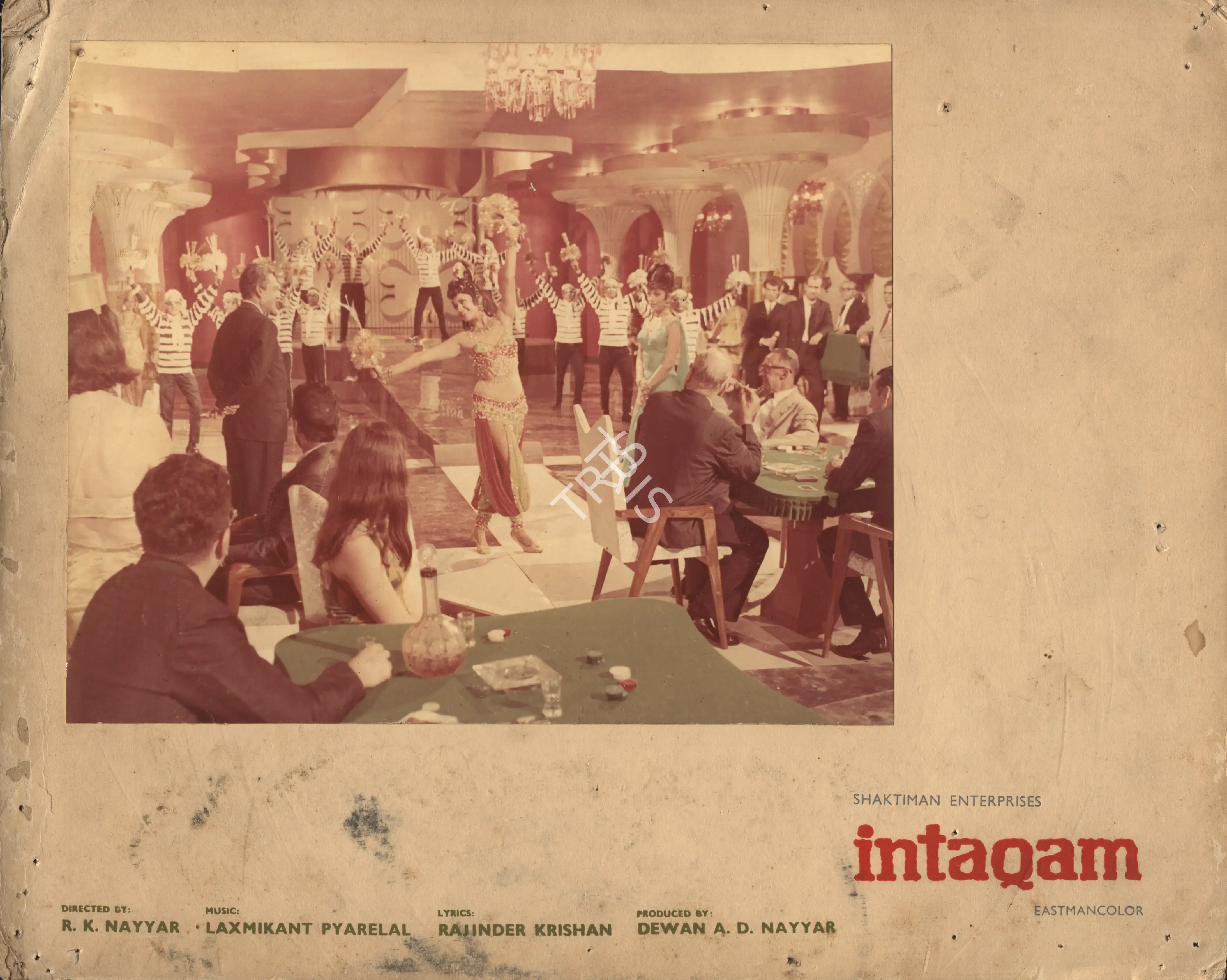 Dewan A. D. Nayyar (Producer), Intaqam, 1969, Photographic Still Mounted on Lobby Card