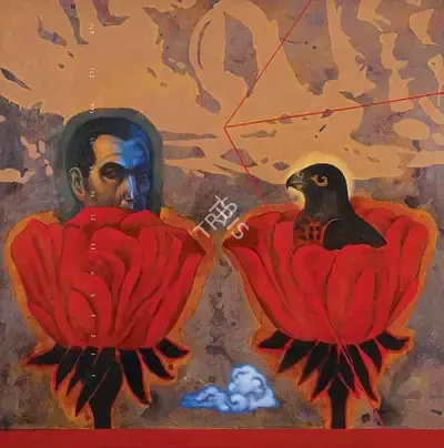 Baiju Parthan (Artist), Spirit Garden - 1, 2003, Painting