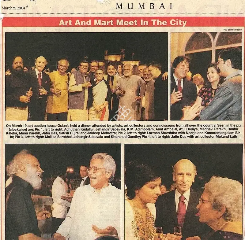 Art And Mart Meet In The City, 2004, Newspaper Clipping