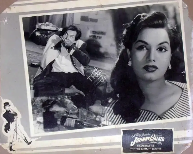 T.R. Joshi (Cinematographer), Johnny Walker, 1957, Lobby Card
