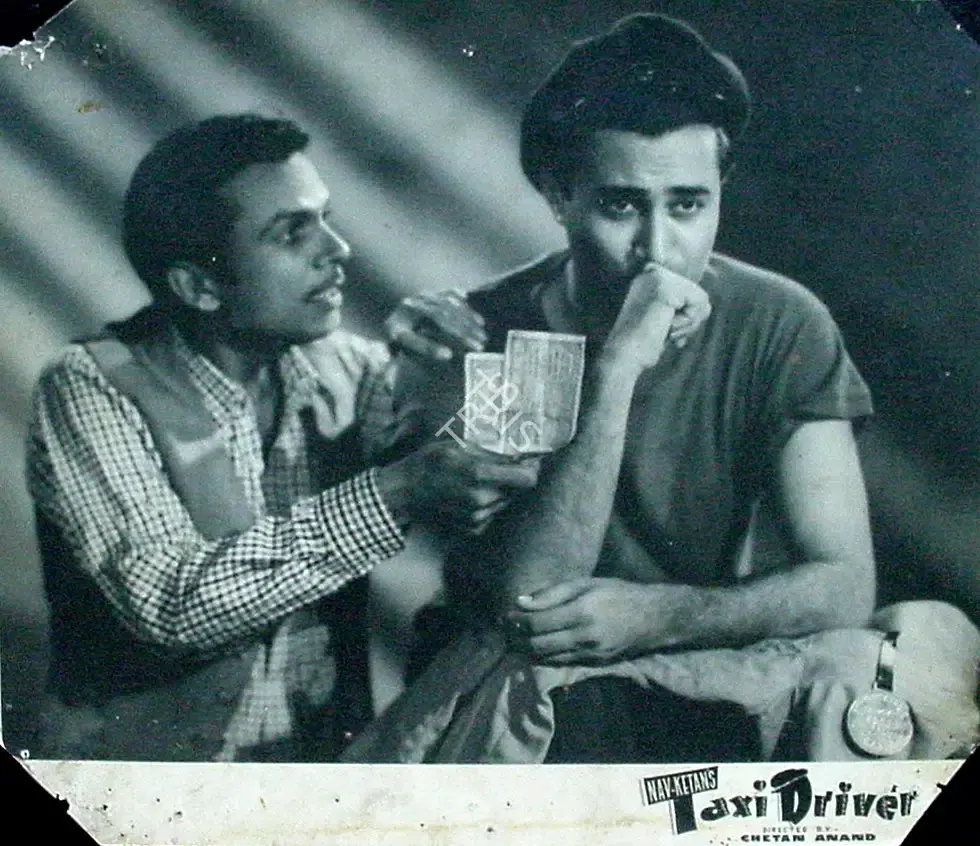 V. Ratra (Cinematographer), Taxi Driver, 1954, Lobby Card