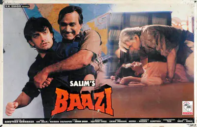 Salim (Producer), Baazi, 1995, Lobby Card