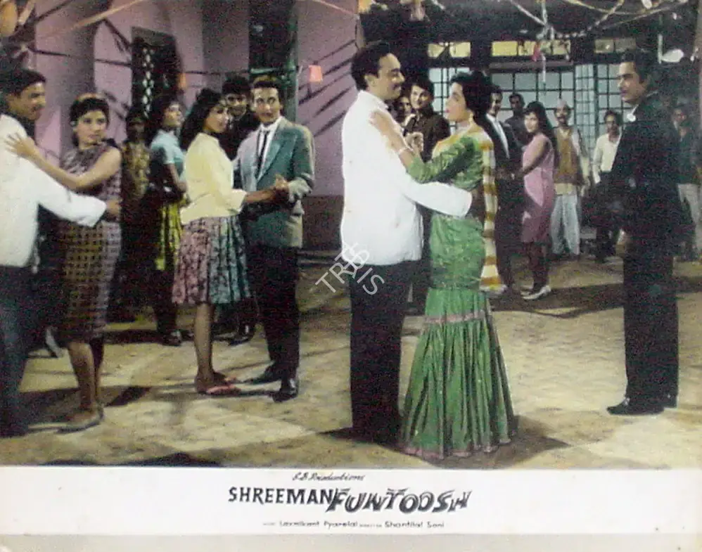 Shamim Bhagat (Producer), Shreeman Funtoosh, 1965, Lobby Card