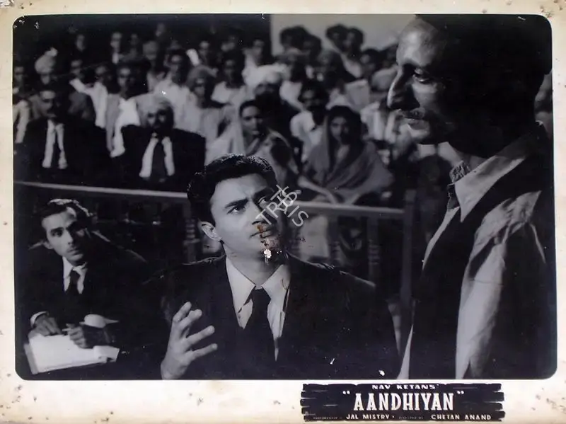 Jal Mistry (Cinematographer), Aandhiyan, 1952, Lobby Card