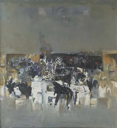 G.M. Sheikh (Artist), Recurring Image, 1962, Painting