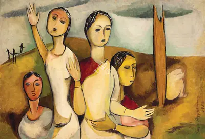 Jaya Appasamy (Artist), Untitled, 1950, Painting