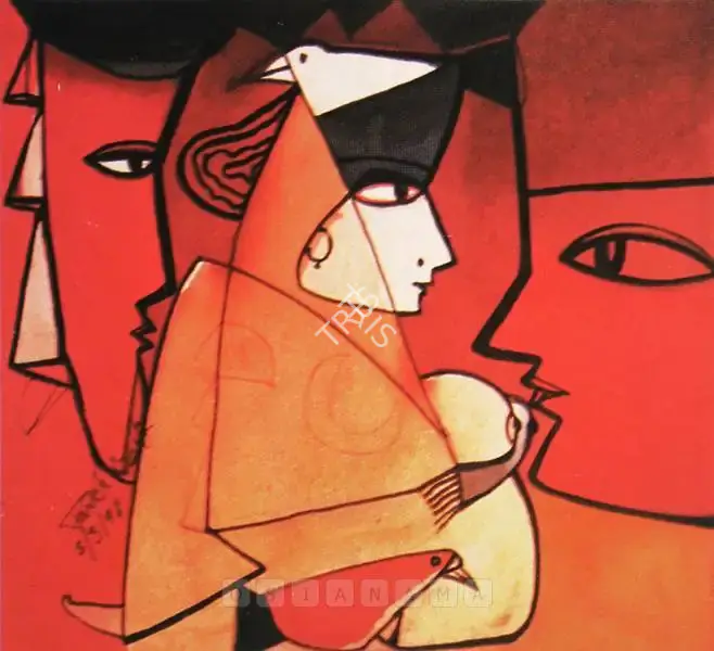 Paresh Maity (Artist), Untitled, 1998, Painting
