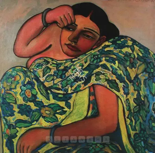 Jogen Chowdhury (Artist), Untitled, 1988, Painting