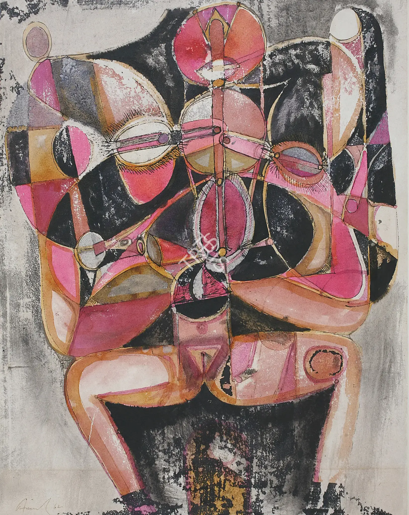 Avinash Chandra (Artist), The General, 1962, Painting