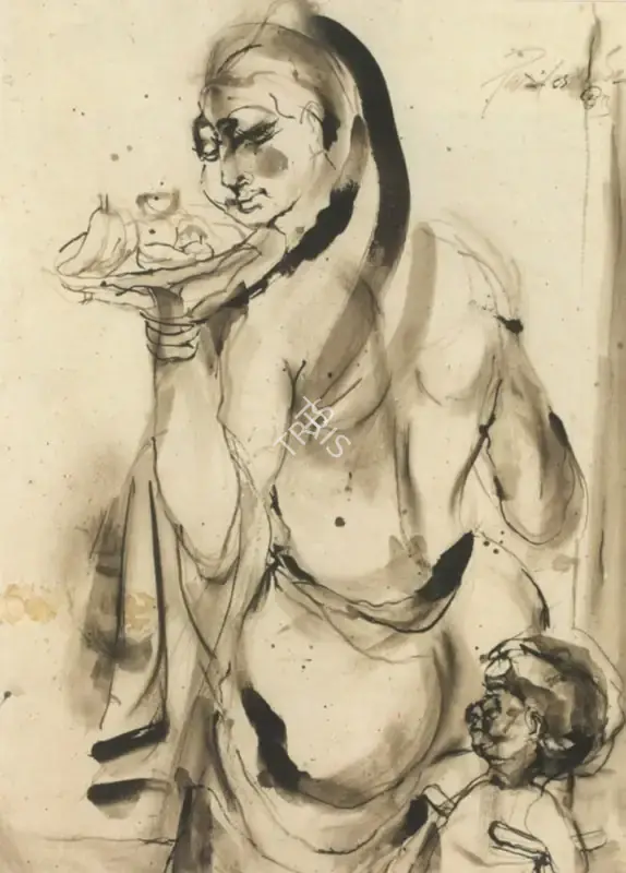 Paritosh Sen (Artist), Untitled, 1983, Painting