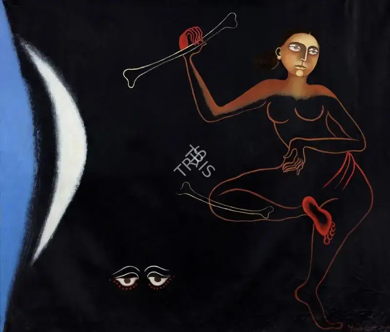 Arpana Caur (Artist), Yogini, 2008, Painting