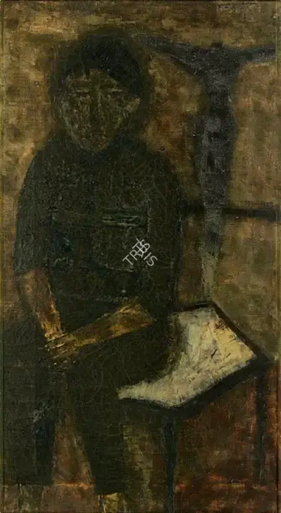 Ramkumar (Artist), Untitled, 1961, Painting