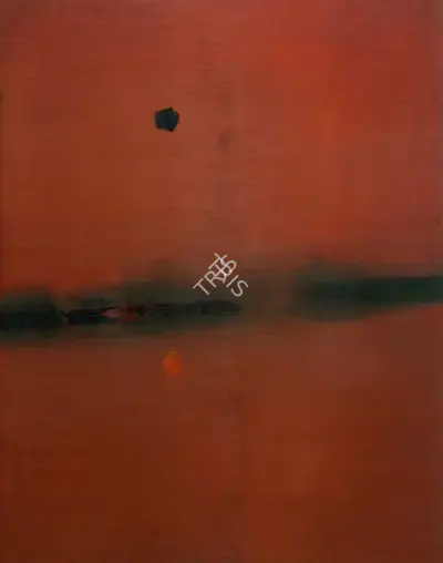 Gaitonde, V.S. (Artist). Untitled, 1961 | Painting, Sa.Onl/14.07.21, 2021 · Saffronart