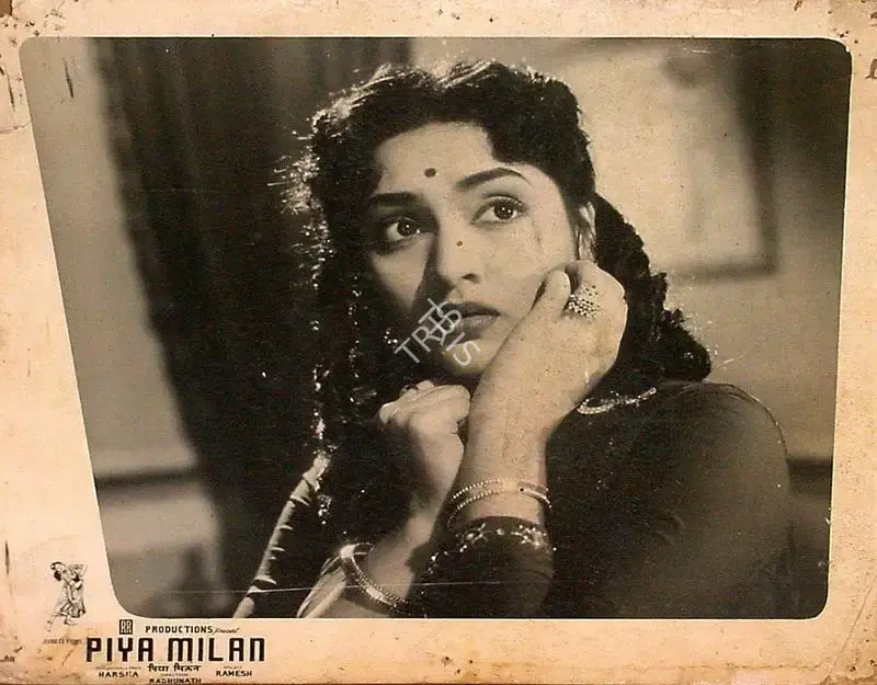 Raghunath (Director), Piya Milan, 1958, Lobby Card