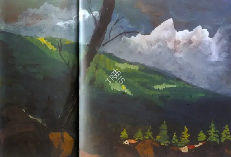 Sailoz Mookherjea (Artist), Landscape, Painting