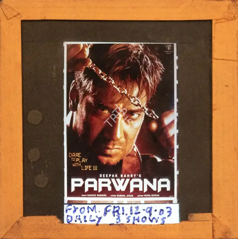 Deepak Bahry (Producer), Parwana, 2003, Glass Slide
