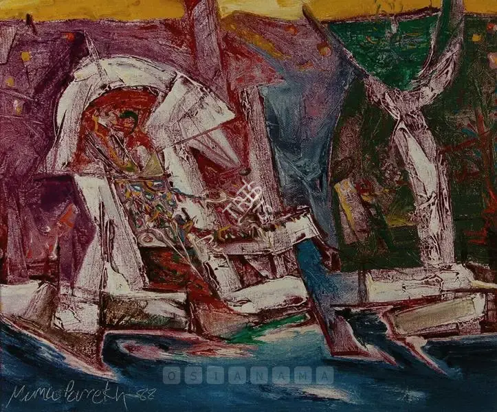 Manu Parekh (Artist), Untitled, 1988, Painting