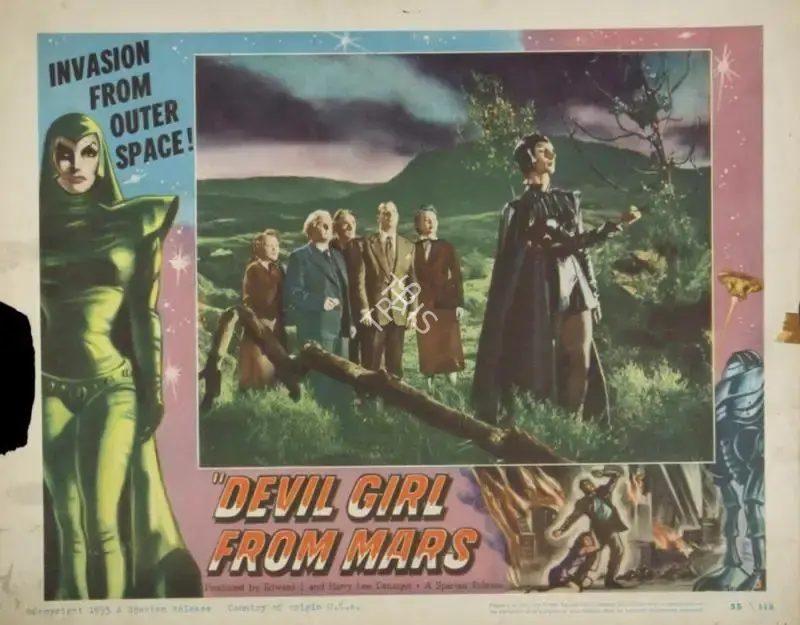 Jack Cox (Cinematographer), Devil Girl from Mars, 1954, Lobby Card