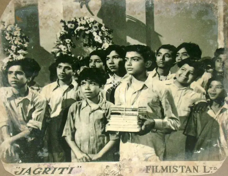 Satyen Bose (Director), Jagriti, 1954, Lobby Card