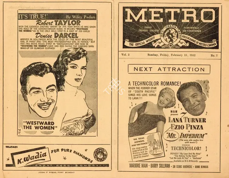 Don Hartman (Director), Mr. Imperium, 1951, Handbill