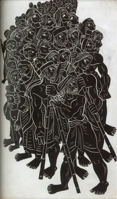 Chittaprosad (Artist), Untitled, Drawing