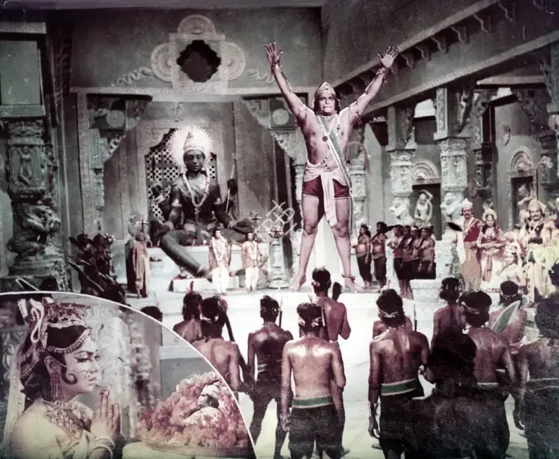 Anant Wadadeker (Cinematographer), Hanuman Vijay, 1974, Photographic Still