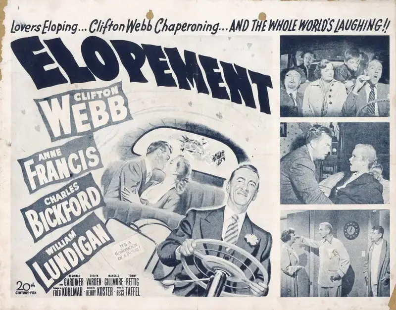 Henry Koster (Director), Elopement, 1951, Handbill