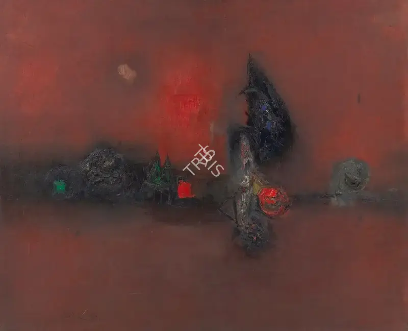 G.R. Santosh (Artist), Untitled, 1962, Painting