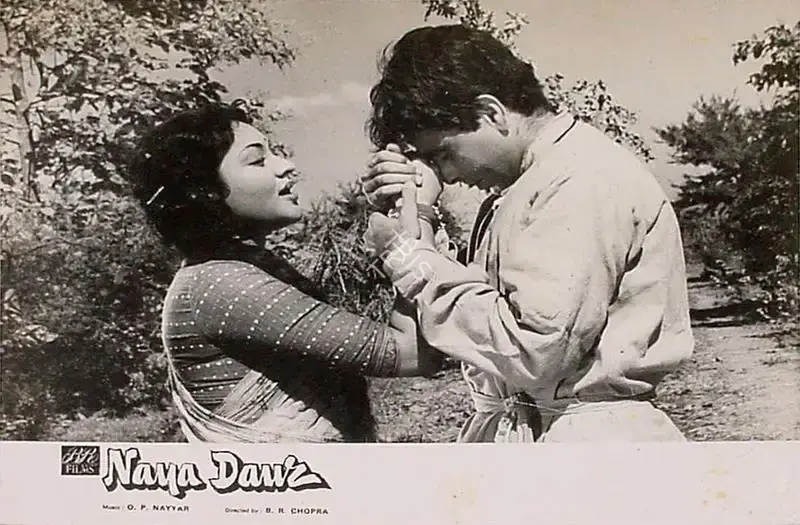M.N. Malhotra (Cinematographer), Naya Daur, 1957, Lobby Card