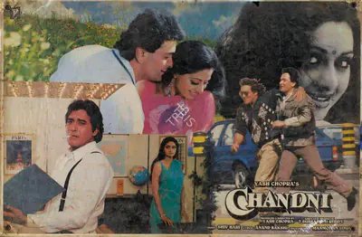 Manmohan Singh (Cinematographer), Chandni, 1989, Lobby Card