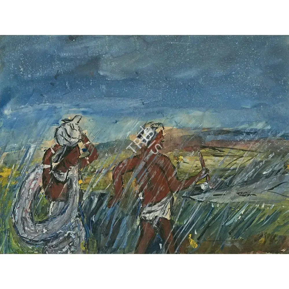 Sailoz Mookherjea (Artist), Untitled, 1940, Painting