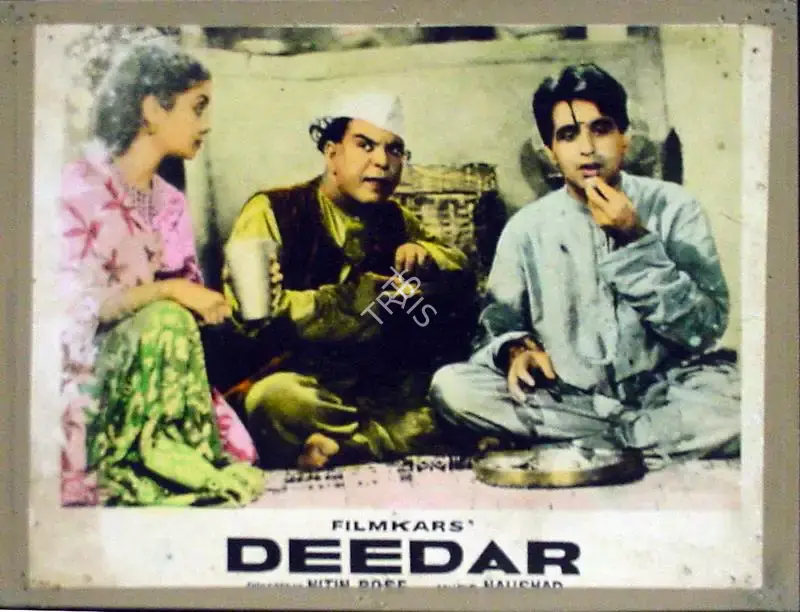 Nitin Bose (Cinematographer), Deedar, 1951, Lobby Card