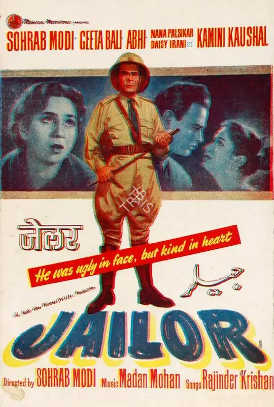 Sohrab Modi (Producer), Jailor, 1958, Song-Synopsis Booklet