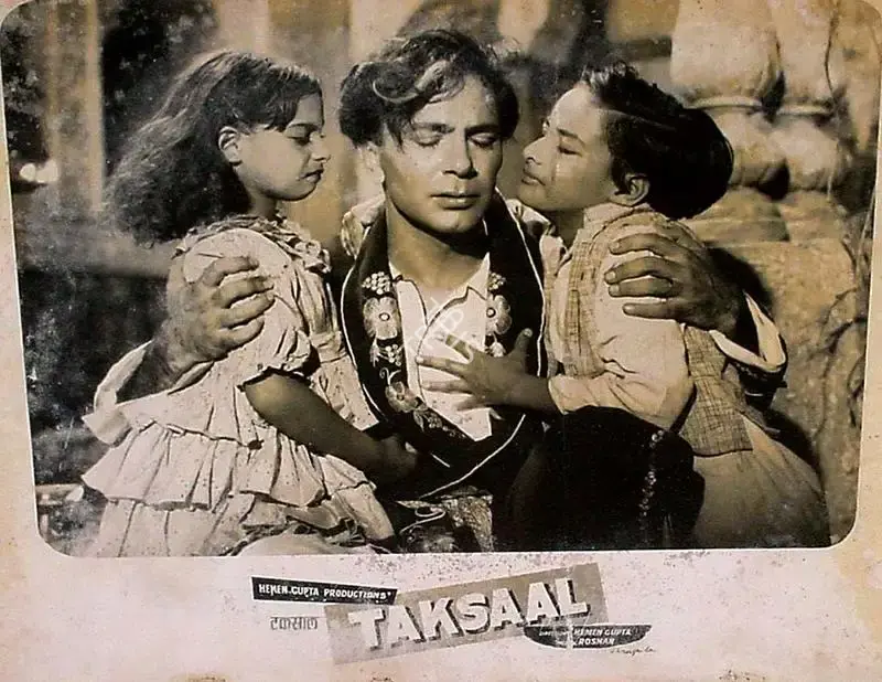 Hemen Gupta (Producer), Taksaal, 1956, Lobby Card
