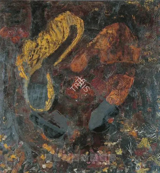 N.S. Bendre (Artist), Village Woman, 1945, Painting
