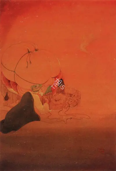 Sanat Chatterjee (Artist), Before the Storm, Painting