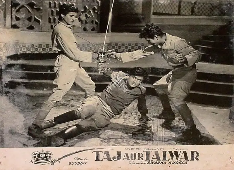 Satya Roy (Producer), Taj Aur Talwar, 1956, Lobby Card